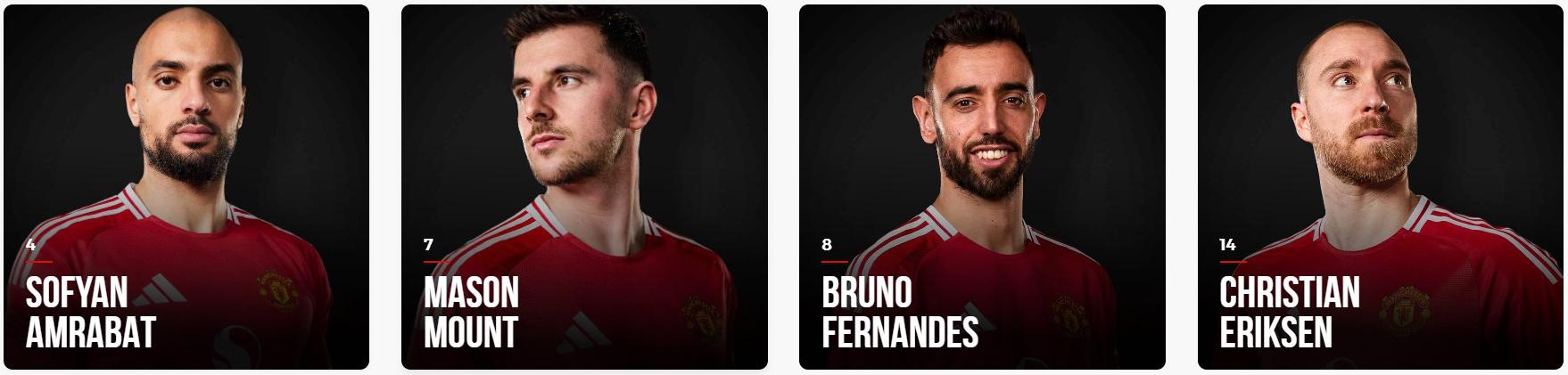 Principais jogadores do plantel do Manchester United