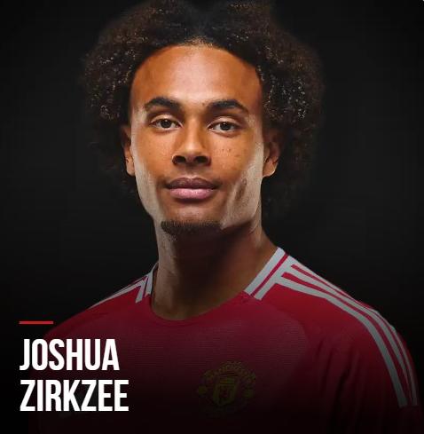 Joshua Zirkzee reforço do Manchester United